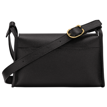Le Foulonné M Crossbody bag Black - Leather