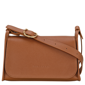 Le Foulonné M Crossbody bag Caramel - Leather