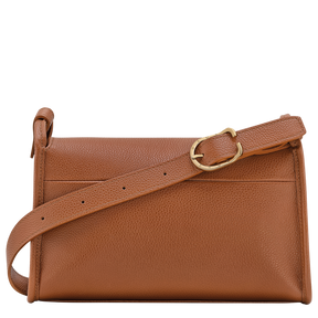 Le Foulonné M Crossbody bag Caramel - Leather