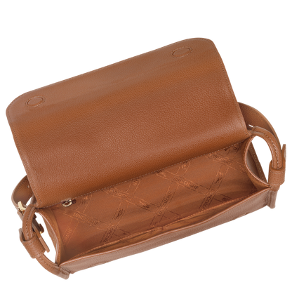 Le Foulonné M Crossbody bag Caramel - Leather