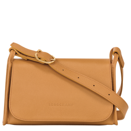 Le Foulonné M Crossbody bag Walnut - Leather