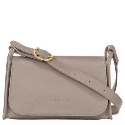 Le Foulonné M Crossbody bag Turtledove - Leather