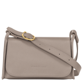 Le Foulonné M Crossbody bag Turtledove - Leather