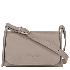 Le Foulonné M Crossbody bag Turtledove - Leather
