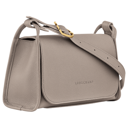 Le Foulonné M Crossbody bag Turtledove - Leather