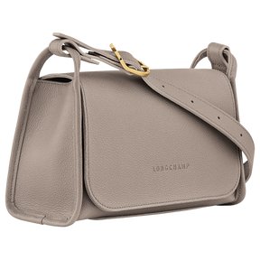 Le Foulonné M Crossbody bag Turtledove - Leather