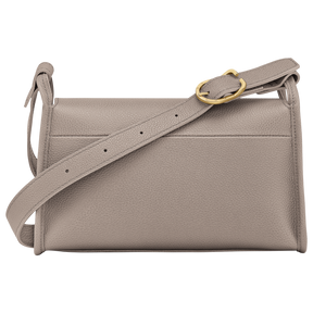 Le Foulonné M Crossbody bag Turtledove - Leather