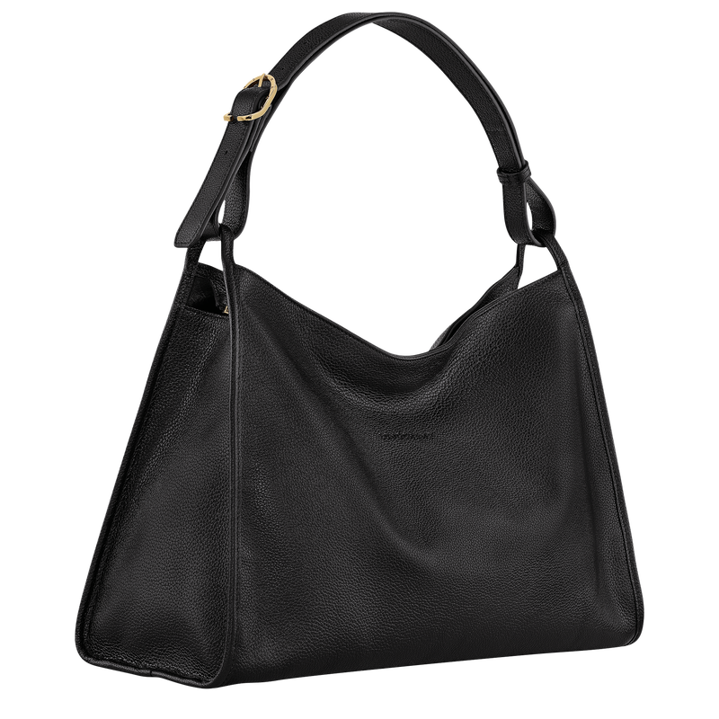 Le Foulonné XL Shoulder bag Black - Leather