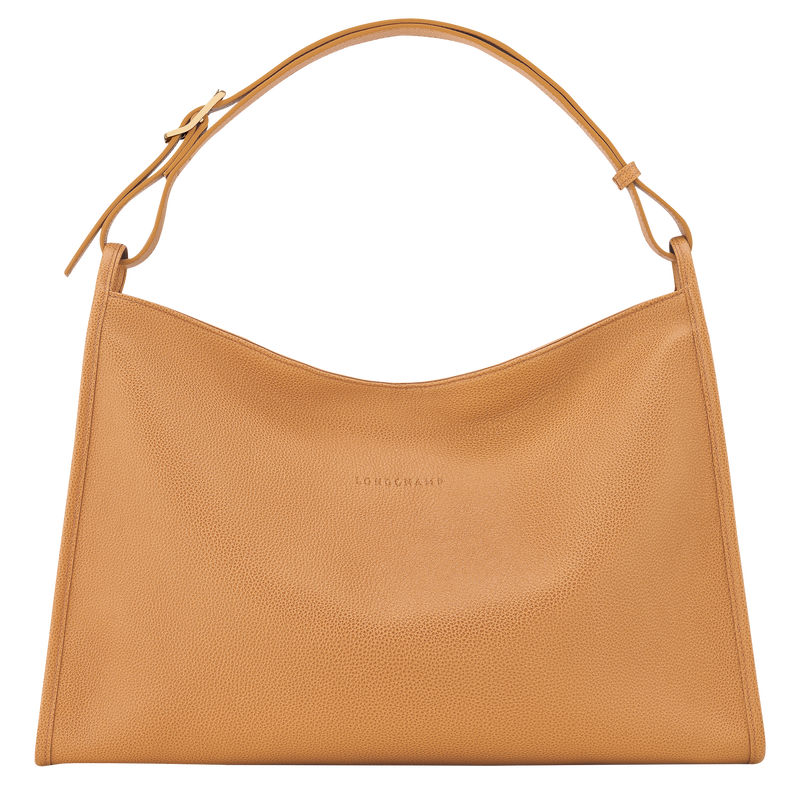 Le Foulonné XL Shoulder bag Walnut - Leather