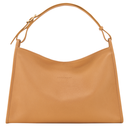 Le Foulonné XL Shoulder bag Walnut - Leather