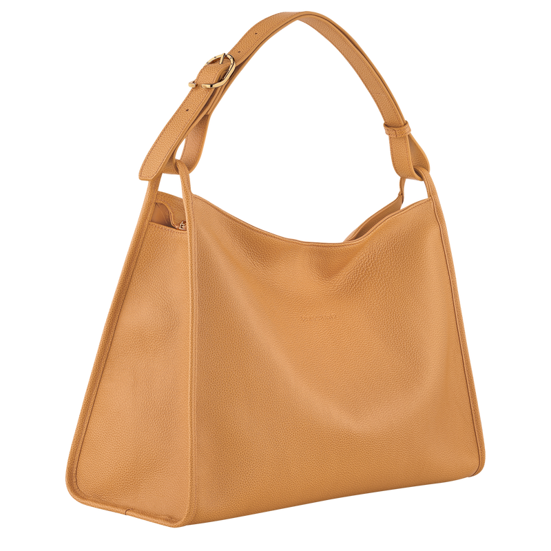 Le Foulonné XL Shoulder bag Walnut - Leather