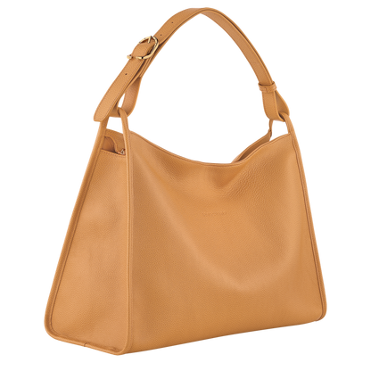 Le Foulonné XL Shoulder bag Walnut - Leather