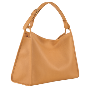 Le Foulonné XL Shoulder bag Walnut - Leather