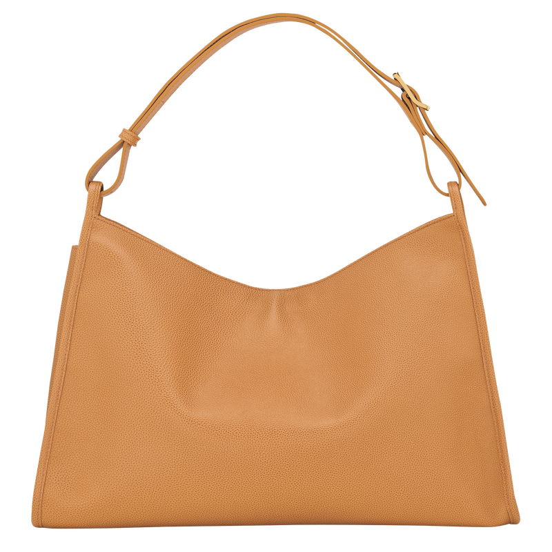 Le Foulonné XL Shoulder bag Walnut - Leather