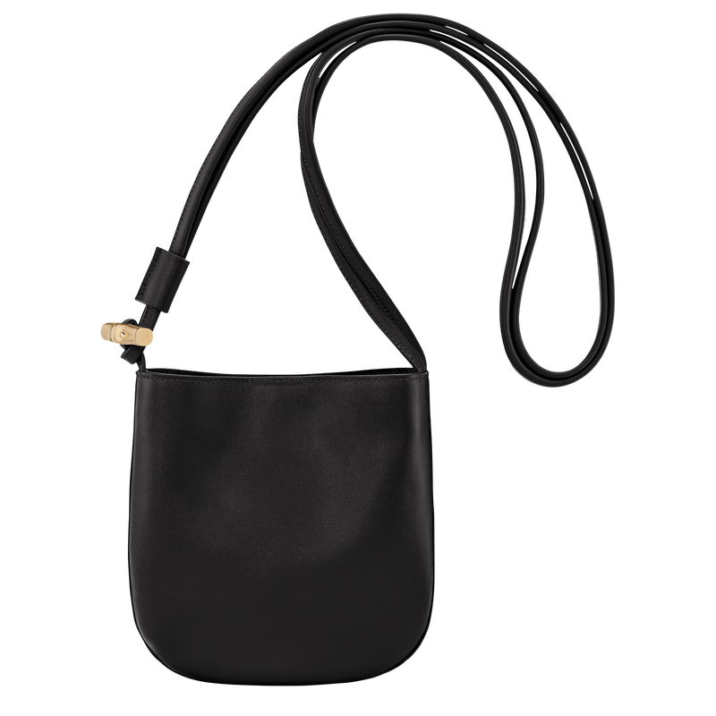 Le Roseau S Crossbody bag Black - Leather