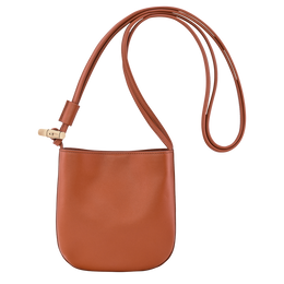 Le Roseau S Crossbody bag Bark - Leather