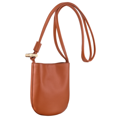 Le Roseau S Crossbody bag Bark - Leather