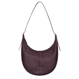 Essential L Crossbody bag Eggplant - Leather