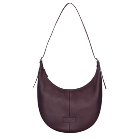 Essential L Crossbody bag Eggplant - Leather