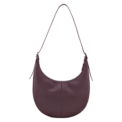 Essential L Crossbody bag Eggplant - Leather