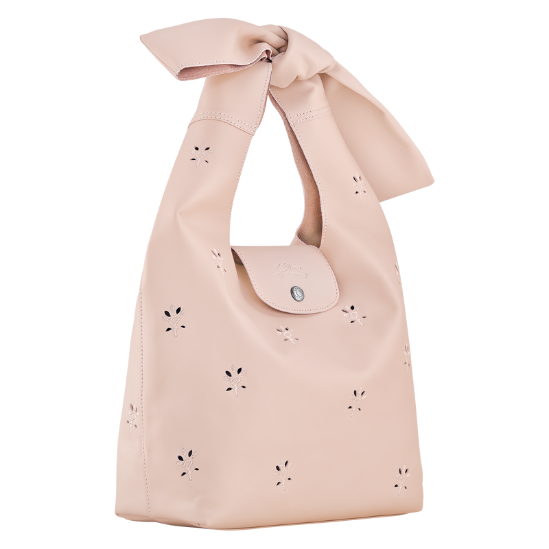 Le Pliage Xtra M Shoulder bag Nude - Leather