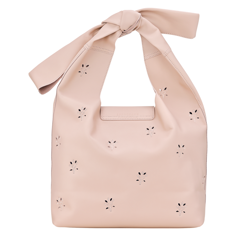 Le Pliage Xtra M Shoulder bag Nude - Leather