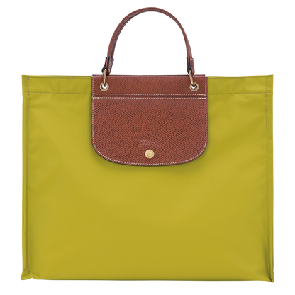 Cabas Longchamp L Tote Bag Kiwi Green - Canvas