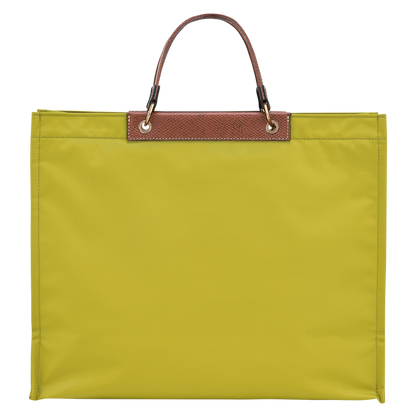 Cabas Longchamp L Tote Bag Kiwi Green - Canvas