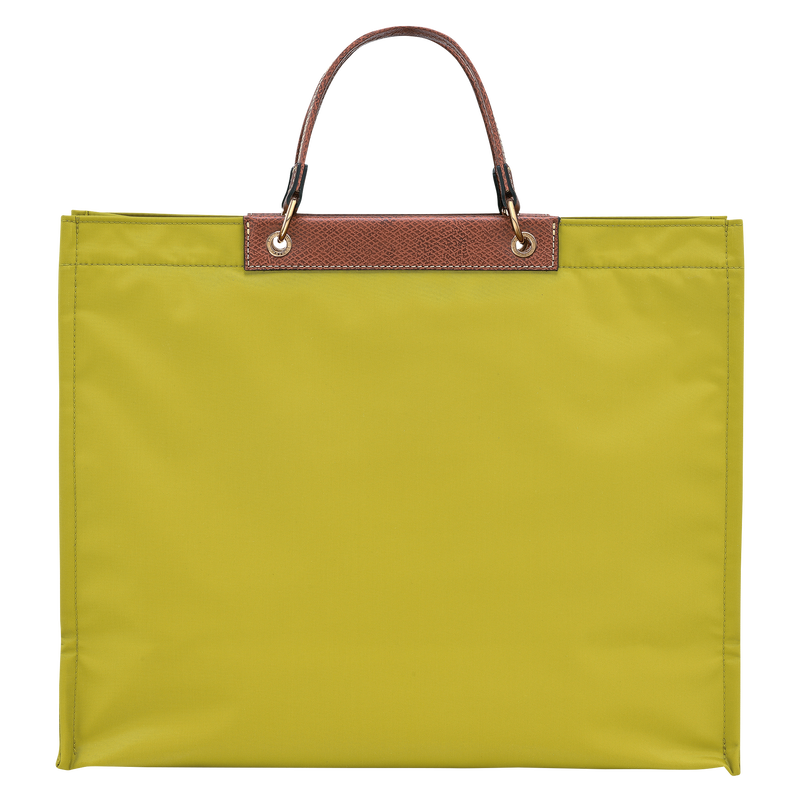 Cabas Longchamp L Tote Bag Kiwi Green - Canvas