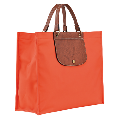 Cabas Longchamp L Tote Bag Carrot - Canvas