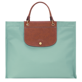 Cabas Longchamp L Tote Bag Vervain - Canvas