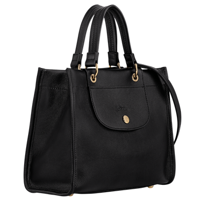 Cabas Longchamp S Handbag Black - Leather