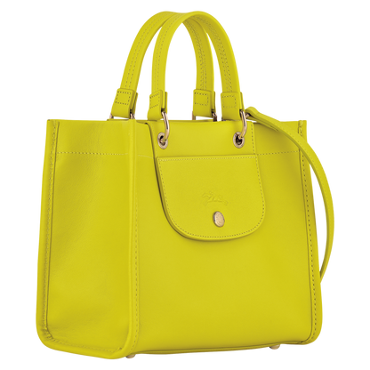 Cabas Longchamp S Handbag Kiwi Green - Leather