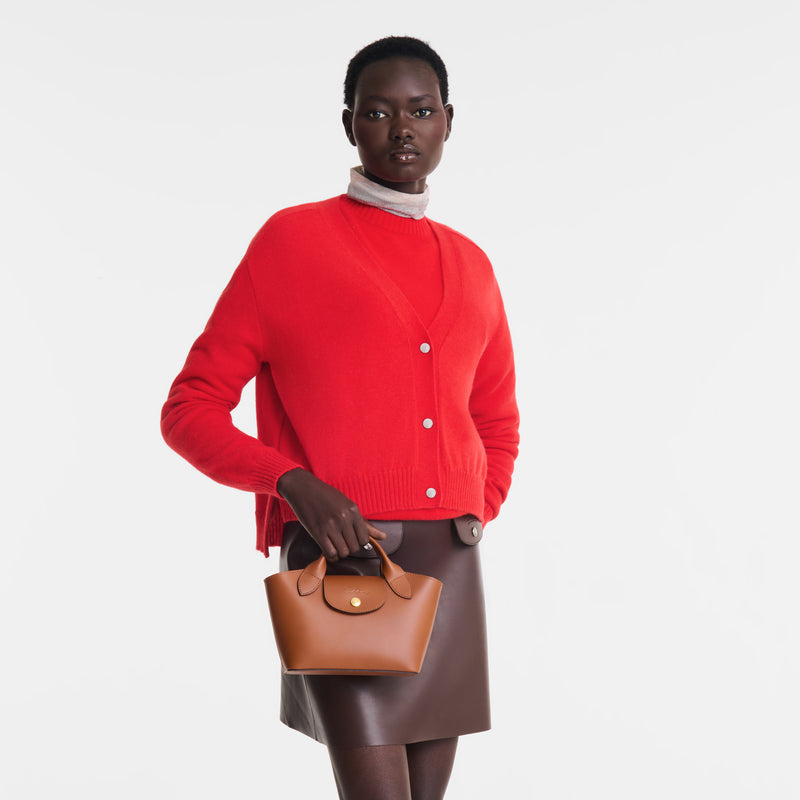 Épure XS Tote bag Cognac - Leather