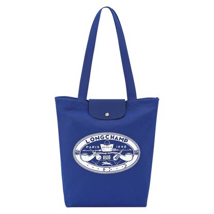 Le Pliage Collection M Tote bag Cobalt - Canvas