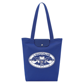 Le Pliage Collection M Tote bag Cobalt - Canvas