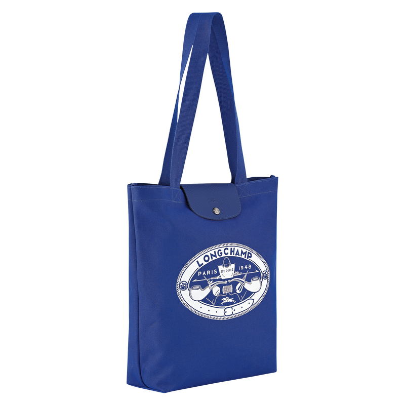 Le Pliage Collection M Tote bag Cobalt - Canvas
