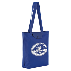 Le Pliage Collection M Tote bag Cobalt - Canvas