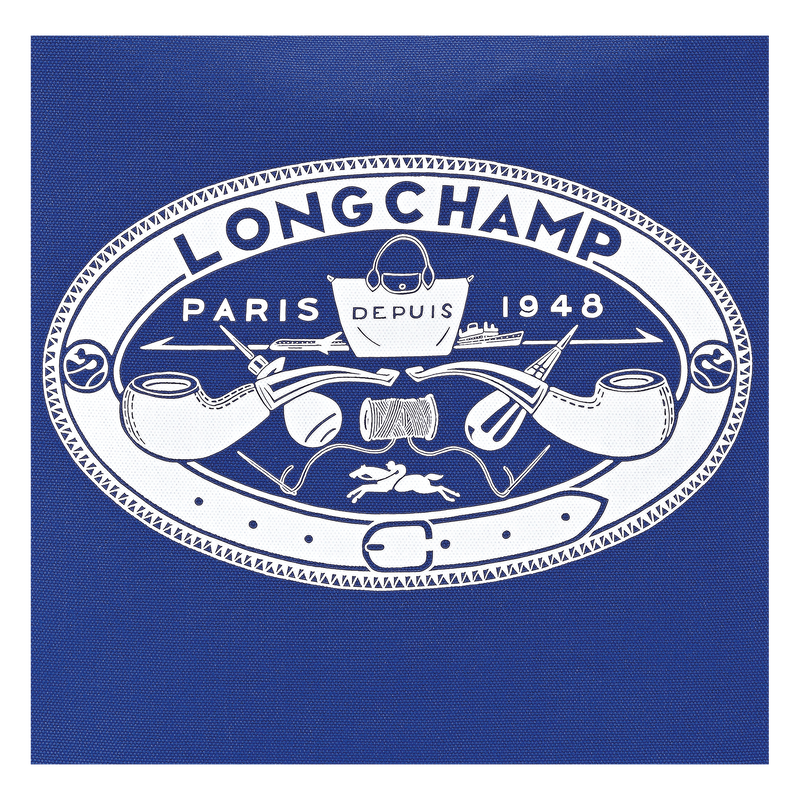 Le Pliage Collection M Tote bag Cobalt - Canvas