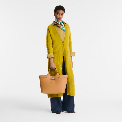 Le Roseau L Tote bag Vegetal - Leather