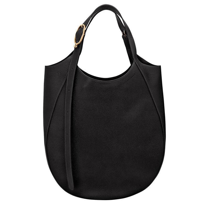 Le Foulonné XL Tote bag Black - Leather