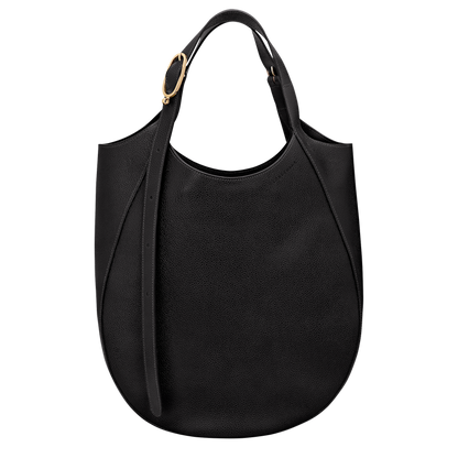 Le Foulonné XL Tote bag Black - Leather
