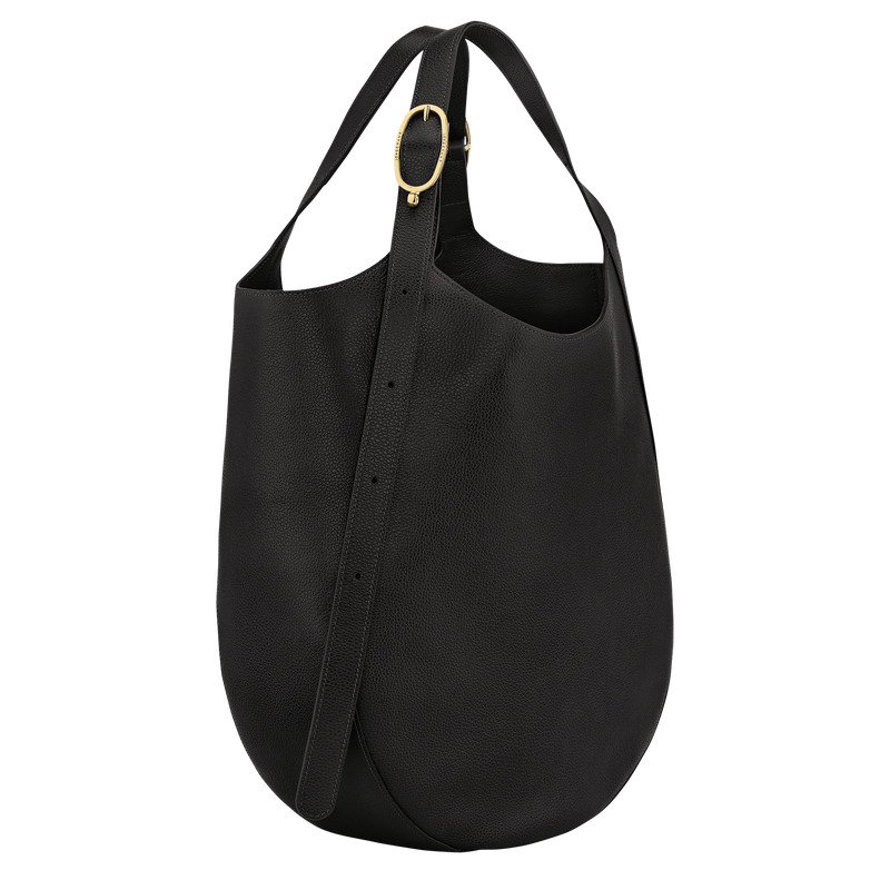 Le Foulonné XL Tote bag Black - Leather