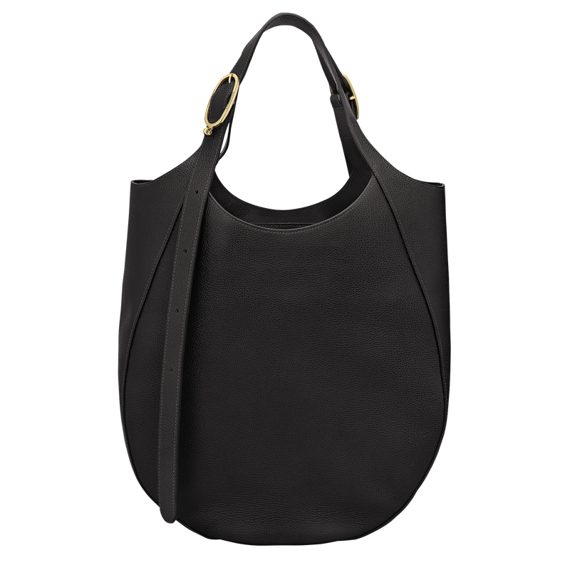 Le Foulonné XL Tote bag Black - Leather