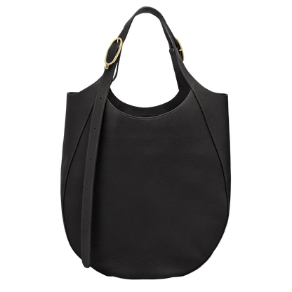 Le Foulonné XL Tote bag Black - Leather