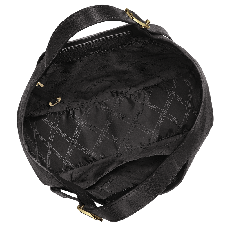 Le Foulonné XL Tote bag Black - Leather