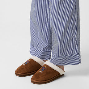 Polo Bear Faux Shearling Slippers