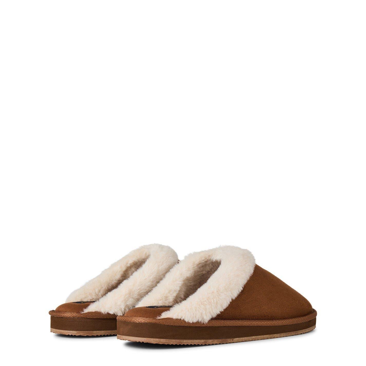 Polo Bear Faux Shearling Slippers