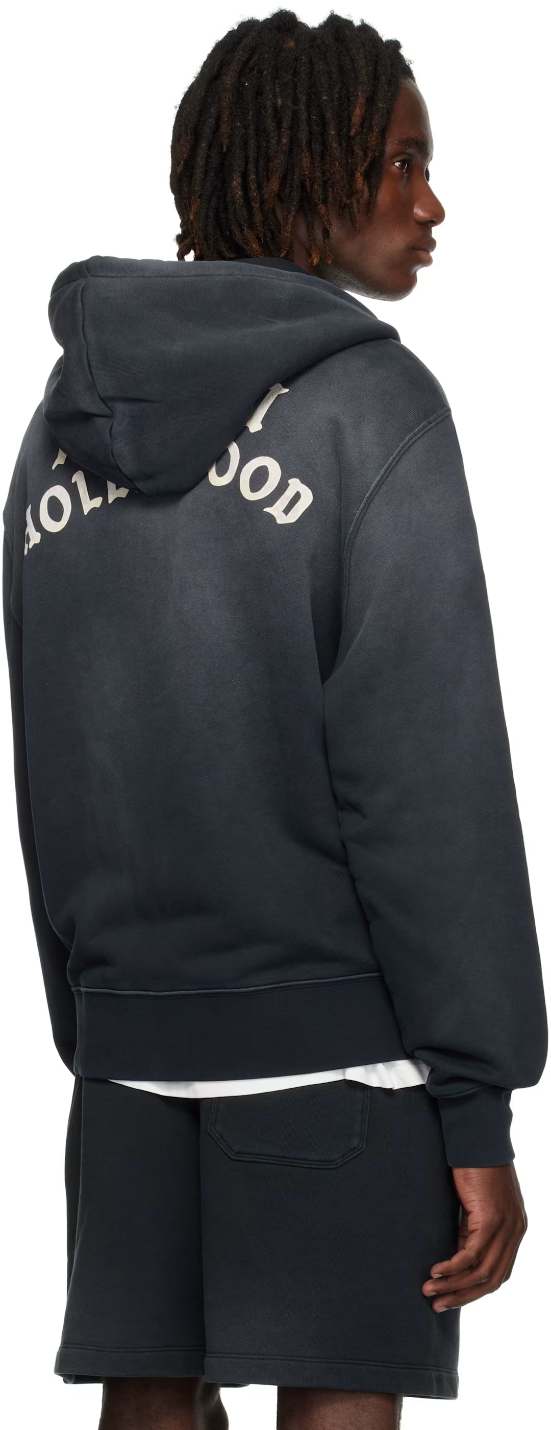 Black 'AMIRI Hollywood' Zip Hoodie