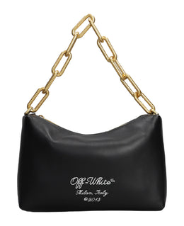 Hand Bag In Black Leather